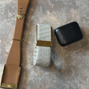 Whoop MG with leatherluxe tapered band.